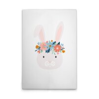 A.S. Cr&eacute;ation Leinwandbild Flower Bunny 2