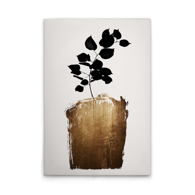 A.S. Création Leinwandbild Golden Scabiosa