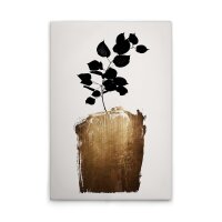 A.S. Cr&eacute;ation Leinwandbild Golden Scabiosa