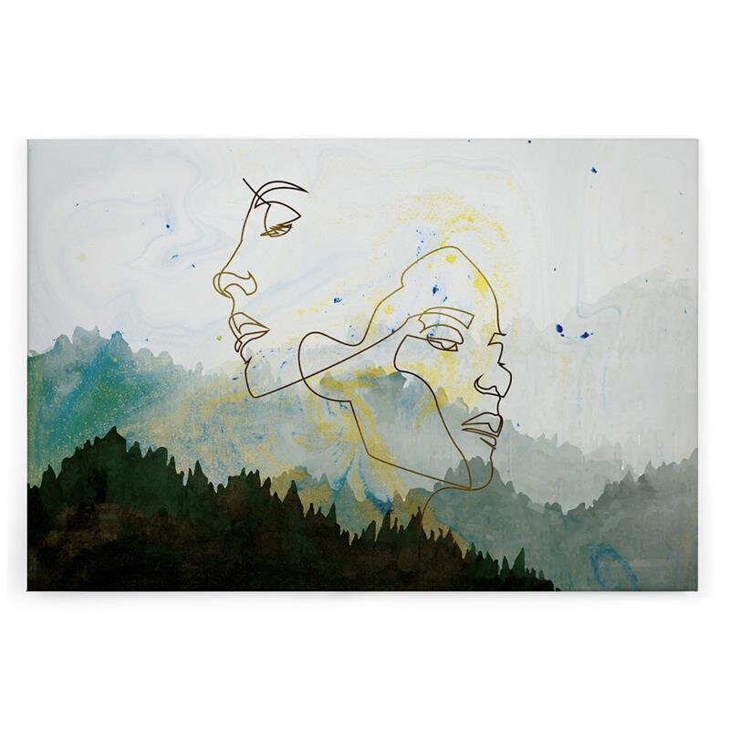 A.S. Création Leinwandbild GoldenOutline1