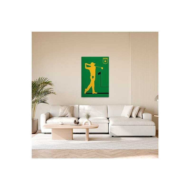 A.S. Création Leinwandbild Golfplayer