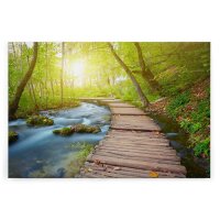 A.S. Cr&eacute;ation Leinwandbild Holzsteg