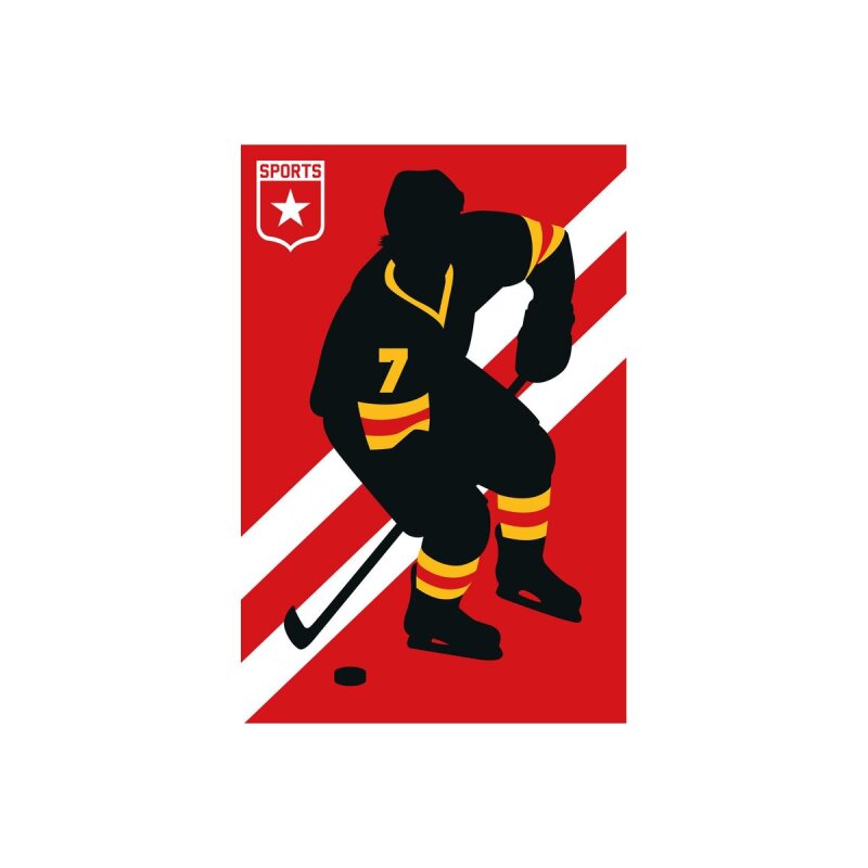 A.S. Création Leinwandbild IceHockey
