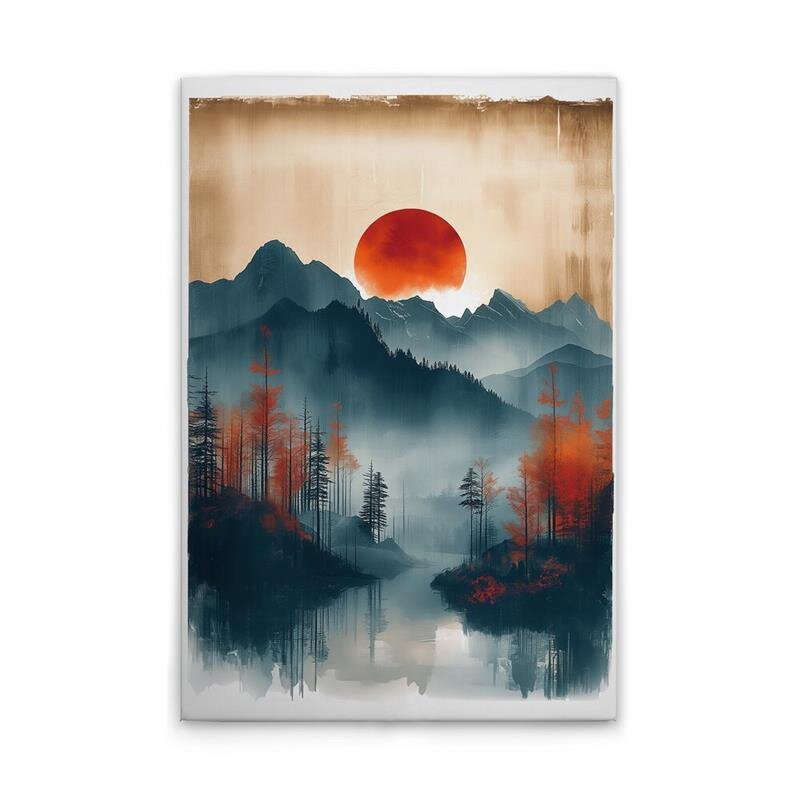 A.S. Création Leinwandbild Indian Summer Sunset