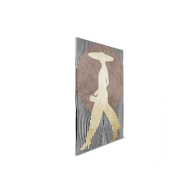 A.S. Création Leinwandbild La Madame Noir