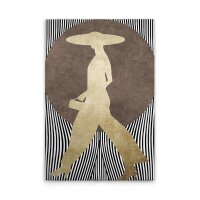 A.S. Cr&eacute;ation Leinwandbild La Madame Noir