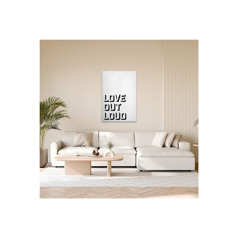 A.S. Création Leinwandbild Love Out Loud