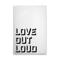 A.S. Cr&eacute;ation Leinwandbild Love Out Loud