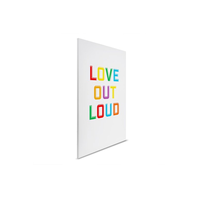 A.S. Création Leinwandbild Love Out Loud 2