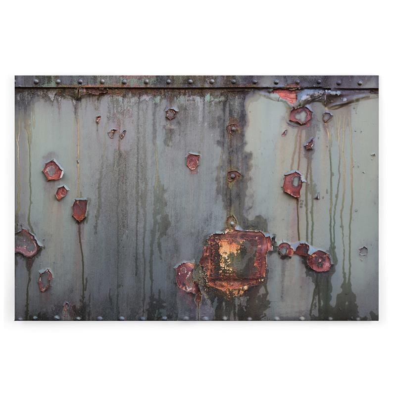A.S. Création Leinwandbild Metallrostig