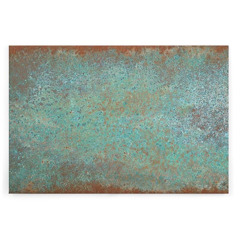 A.S. Création Leinwandbild Metalltürkis