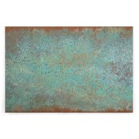 A.S. Cr&eacute;ation Leinwandbild Metallt&uuml;rkis