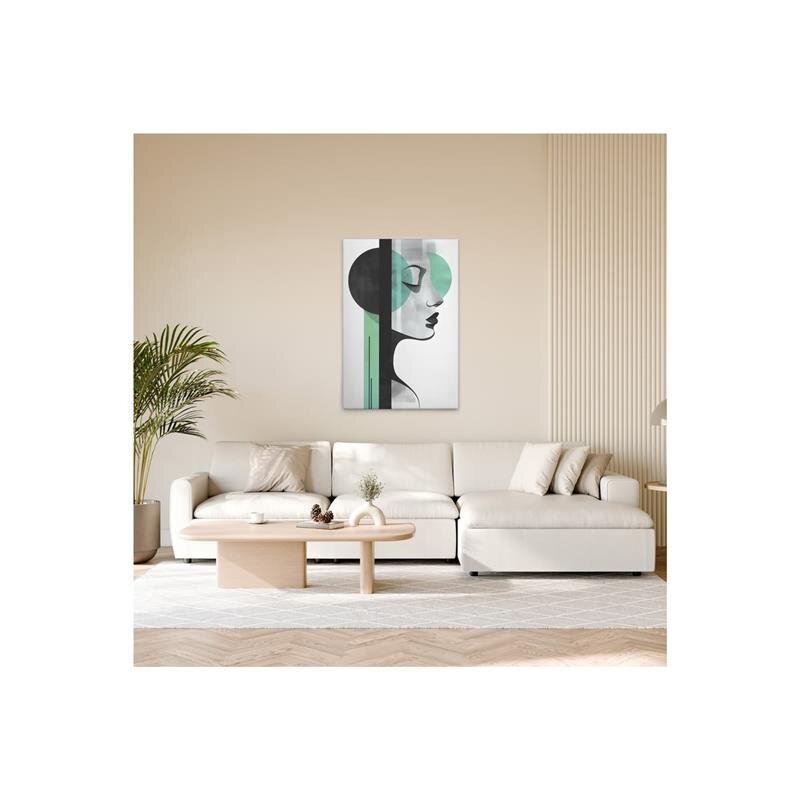 A.S. Création Leinwandbild Metropolis Aqua