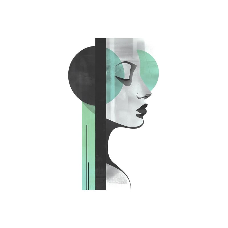 A.S. Création Leinwandbild Metropolis Aqua