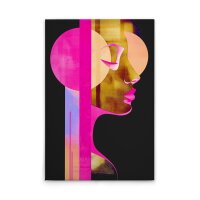 A.S. Cr&eacute;ation Leinwandbild Metropolis Neon