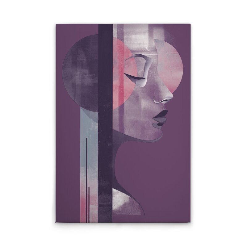 A.S. Création Leinwandbild Metropolis Plum