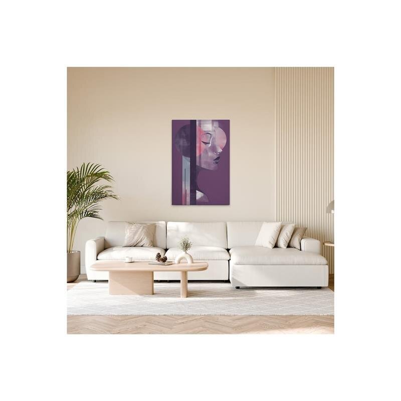 A.S. Création Leinwandbild Metropolis Plum