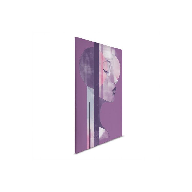 A.S. Création Leinwandbild Metropolis Plum