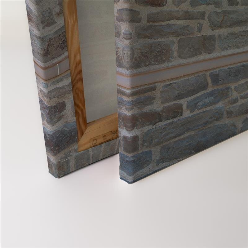 A.S. Création Leinwandbild Natursteinwand