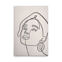 A.S. Cr&eacute;ation Leinwandbild Oneliner 3