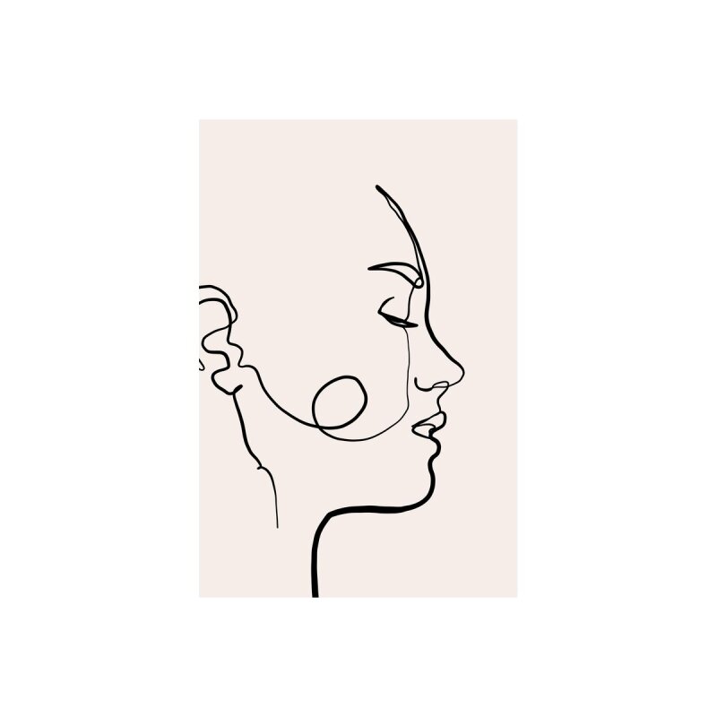 A.S. Création Leinwandbild Oneliner 4