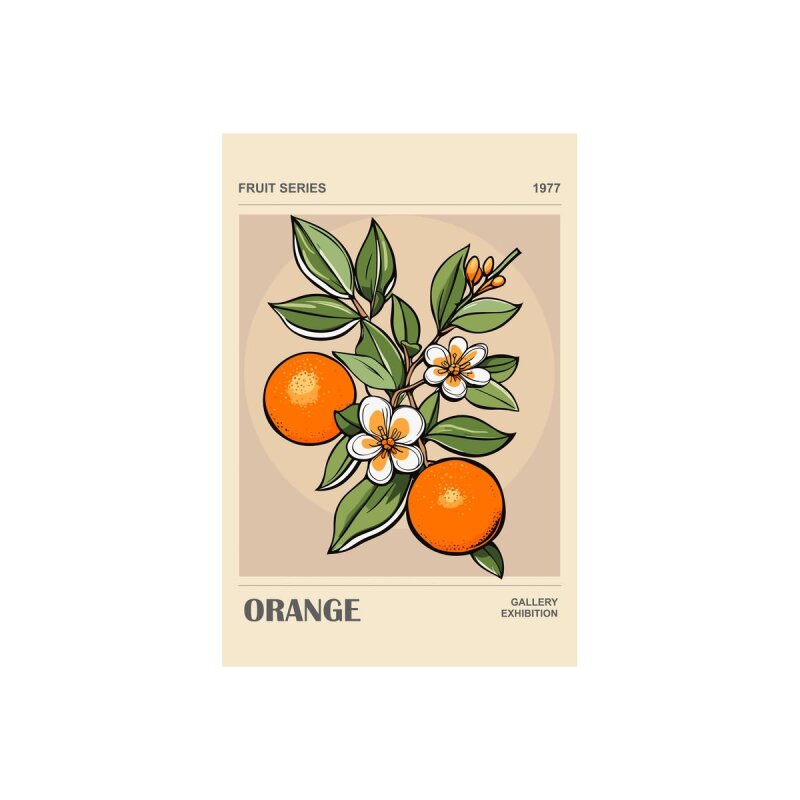 A.S. Création Leinwandbild Orange