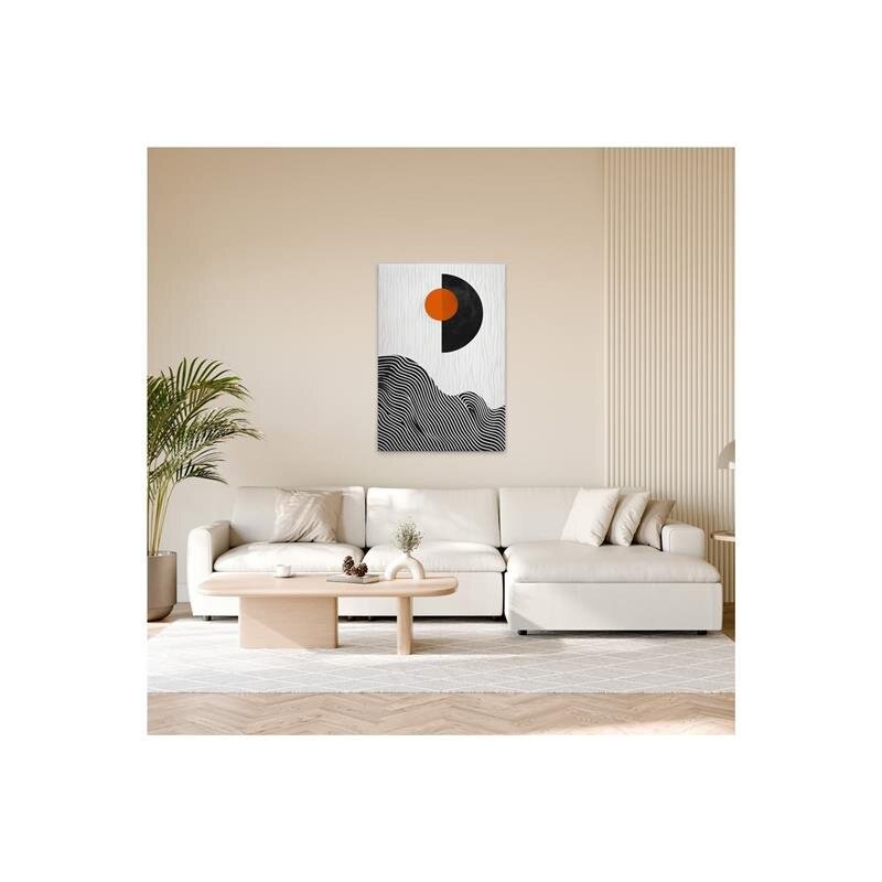 A.S. Création Leinwandbild Orange Sun