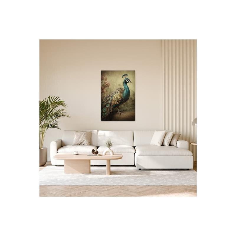 A.S. Création Leinwandbild Peacock Vintage