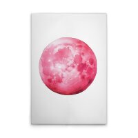 A.S. Cr&eacute;ation Leinwandbild Pink Moon