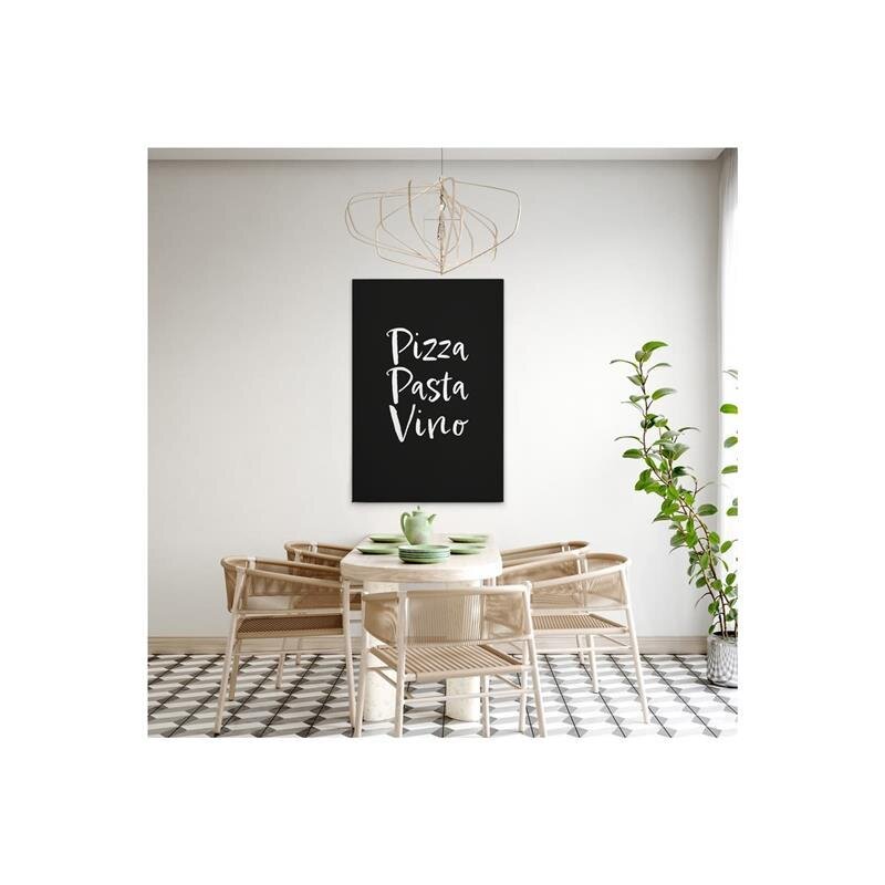 A.S. Création Leinwandbild PizzaPastaVino