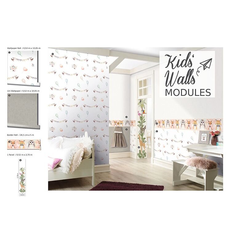 Tapete Blau, Bunt Marburg Vliestapete (45892)