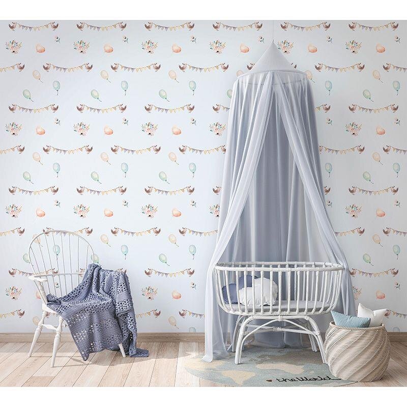 Tapete Blau, Bunt Marburg Vliestapete (45892)