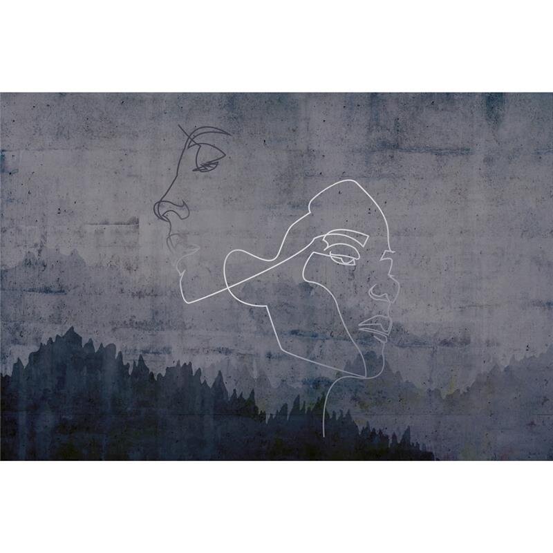 A.S. Création Leinwandbild SilverOutline