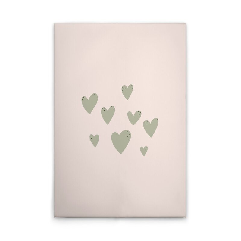 A.S. Création Leinwandbild Simple Hearts