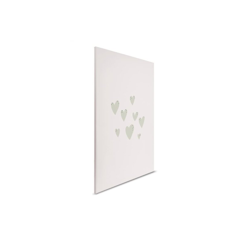 A.S. Création Leinwandbild Simple Hearts