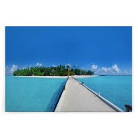 A.S. Cr&eacute;ation Leinwandbild StegzurInsel