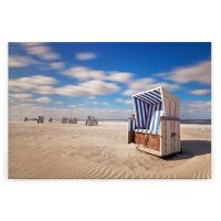 A.S. Création Leinwandbild Strandkorb