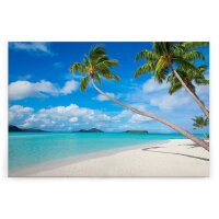 A.S. Cr&eacute;ation Leinwandbild StrandMitPalme