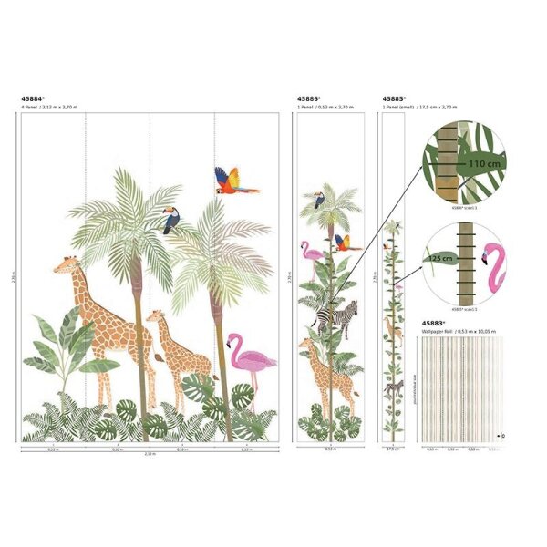 Digitaldruck-Tapete Braun, Grün Marburg (45884)