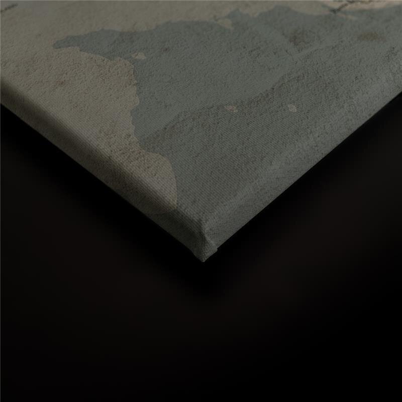 A.S. Création Leinwandbild Weltkarte