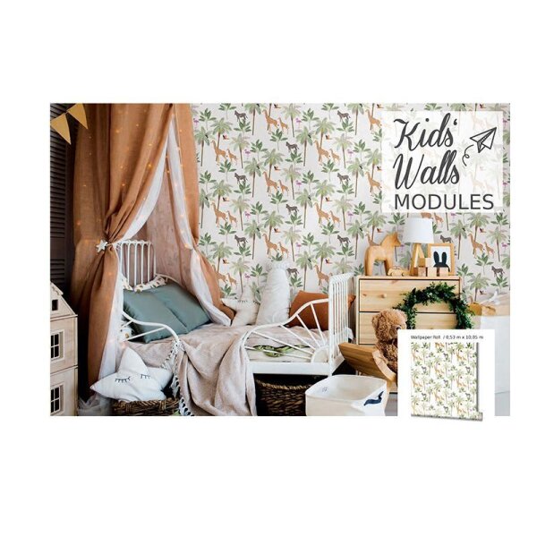 Tapete Braun, Grün Marburg Vliestapete (45880)