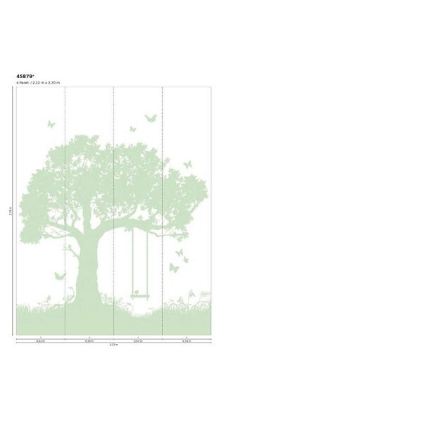 Digitaldruck-Tapete Grün Marburg (45879)