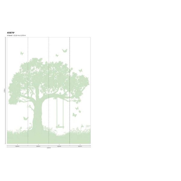 Digitaldruck-Tapete Grün Marburg (45879)