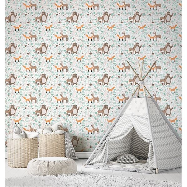 Tapete Braun, Grün Marburg Vliestapete (45872)