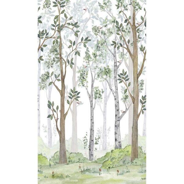 Digitaldruck-Tapete Braun, Grün Marburg (45869)