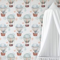 Tapete Blau, Braun Marburg Vliestapete (45865)