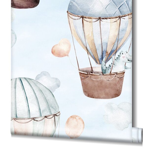 Tapete Blau, Braun Marburg Vliestapete (45863)