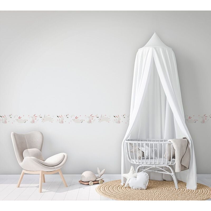 Bordüre Rosa, Rose Marburg Vlies (45861)