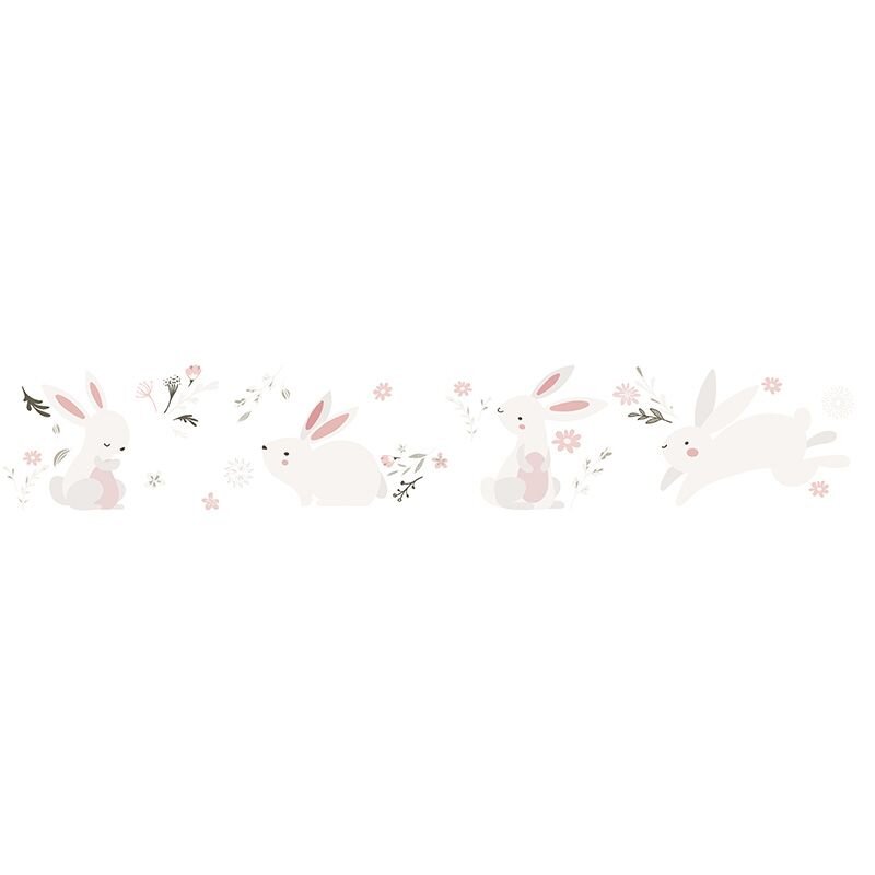 Bordüre Rosa, Rose Marburg Vlies (45861)