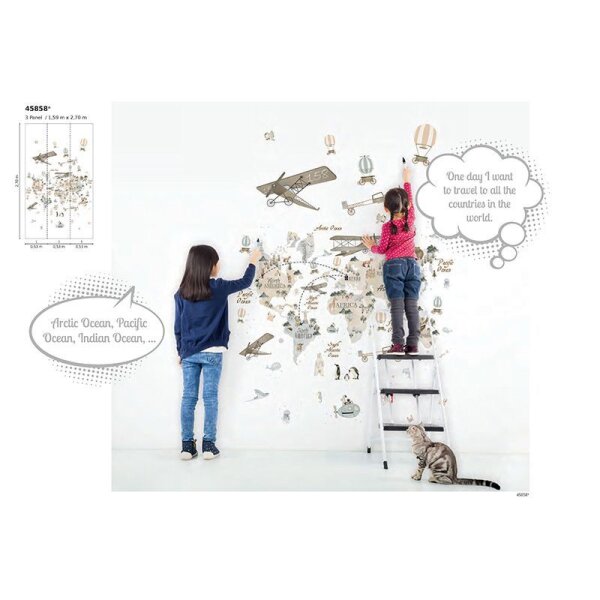 Digitaldruck-Tapete Braun Marburg (45858)